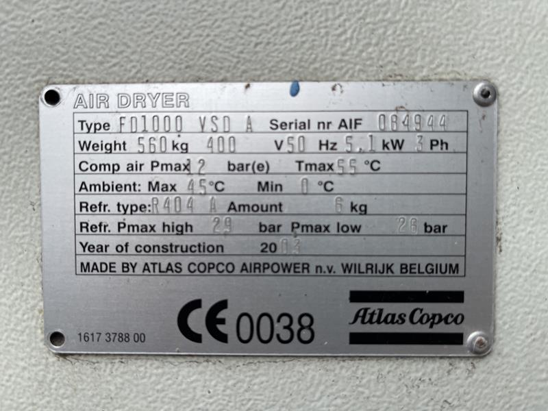 ATLAS COPCO FD 1000 VSD