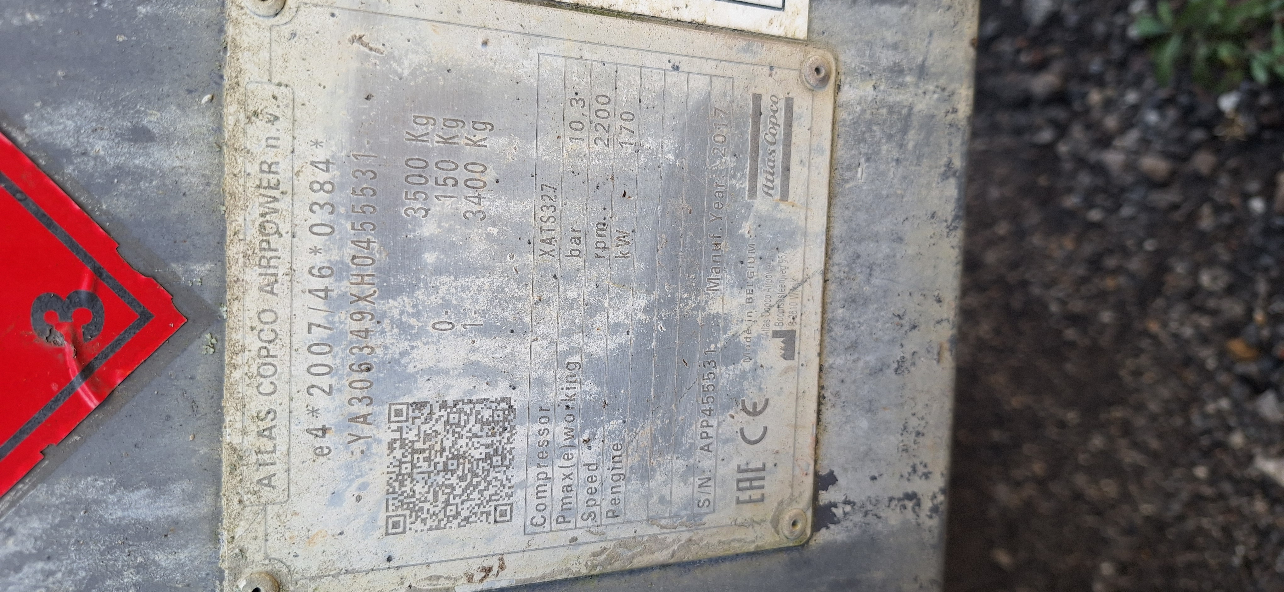 ATLAS COPCO XATS 327