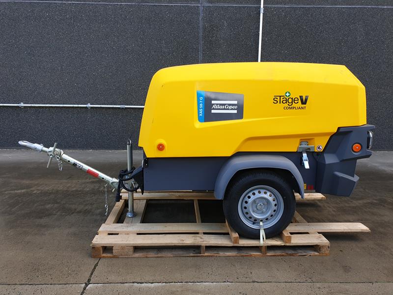 ATLAS COPCO XAS 58-7 G 6 WHEELS N.B.