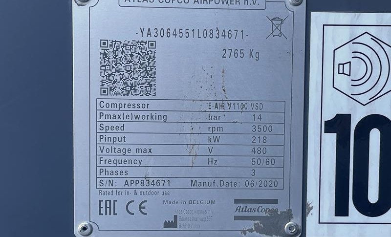 ATLAS COPCO E-AIR V 1100