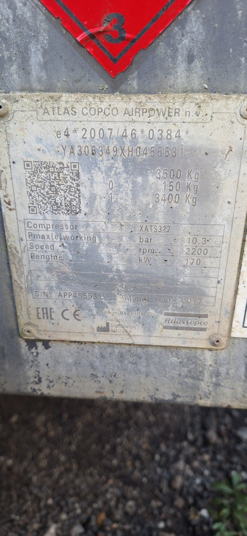 ATLAS COPCO XATS 327