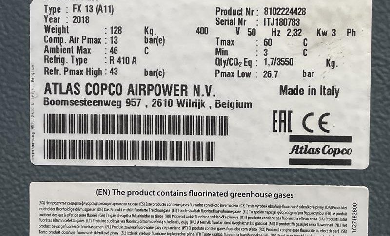 ATLAS COPCO FX 13