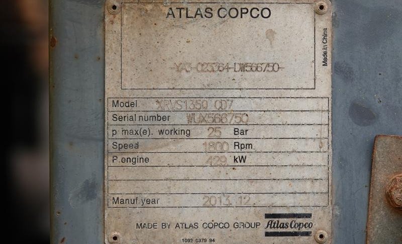 ATLAS COPCO XRVS 1350