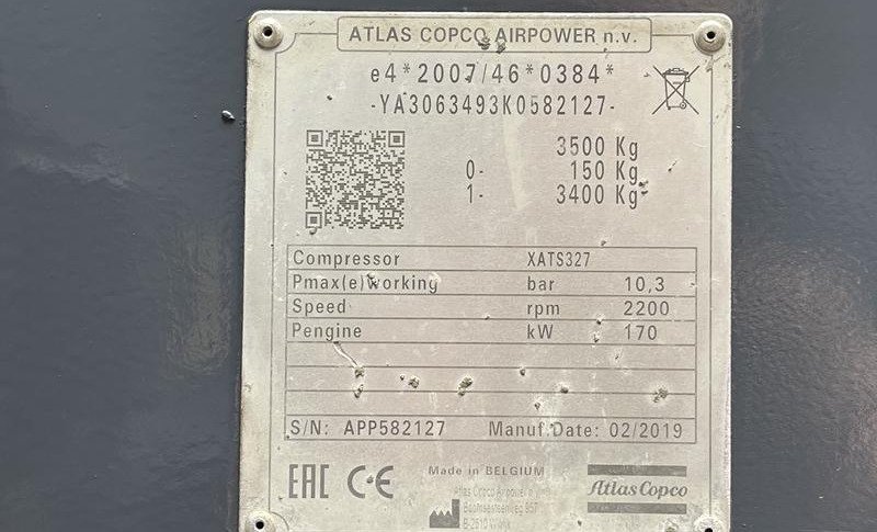 ATLAS COPCO XATS 327