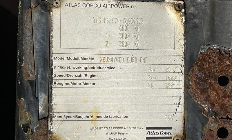 ATLAS COPCO XRVS 476