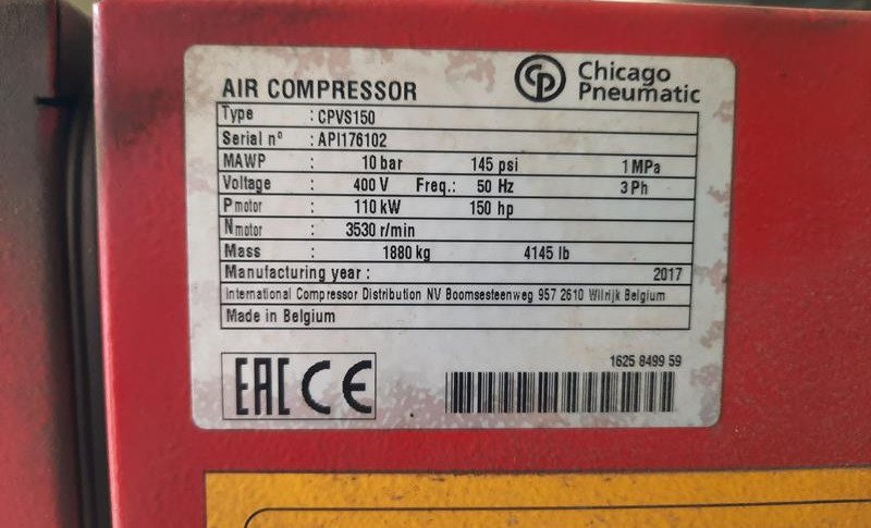 CHICAGO PNEUMATIC CPVS 150