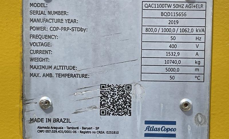 ATLAS COPCO QAC 1100 TWIN-POWER