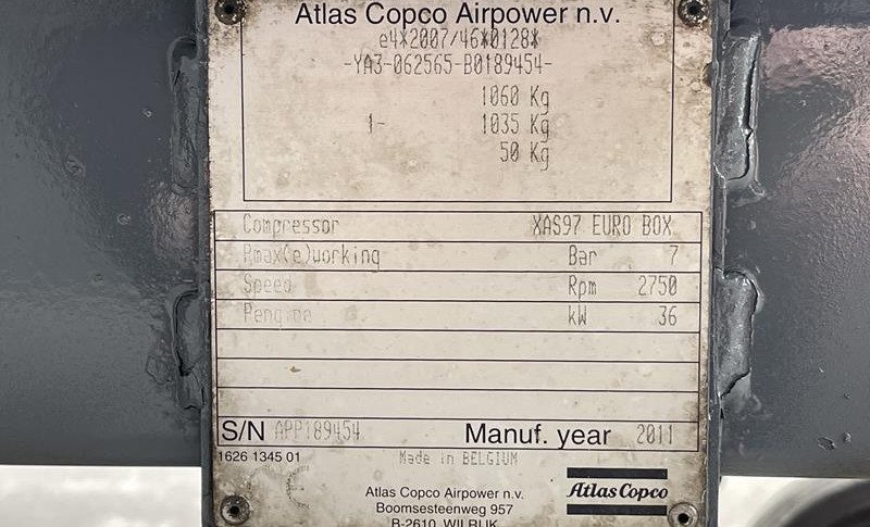 ATLAS COPCO XAS 97