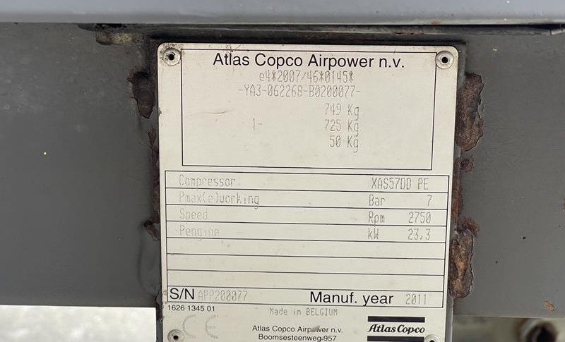 ATLAS COPCO XAS 57