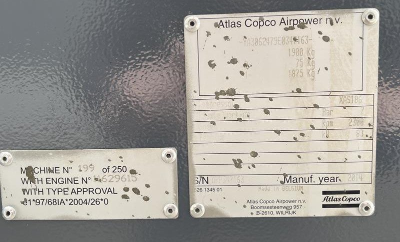 ATLAS COPCO XAS 186