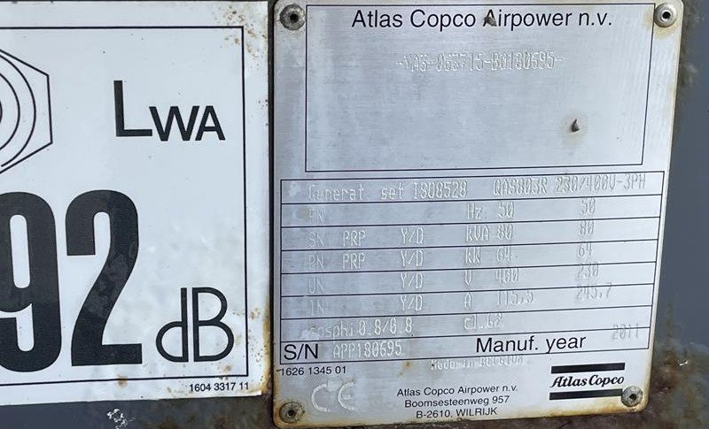 ATLAS COPCO QAS 80