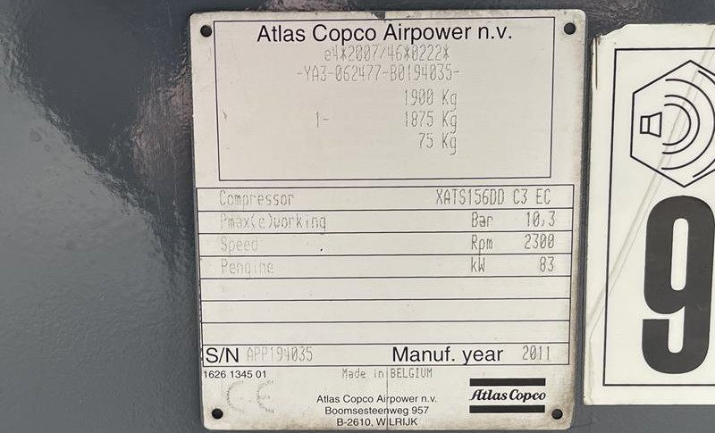 ATLAS COPCO XATS 156