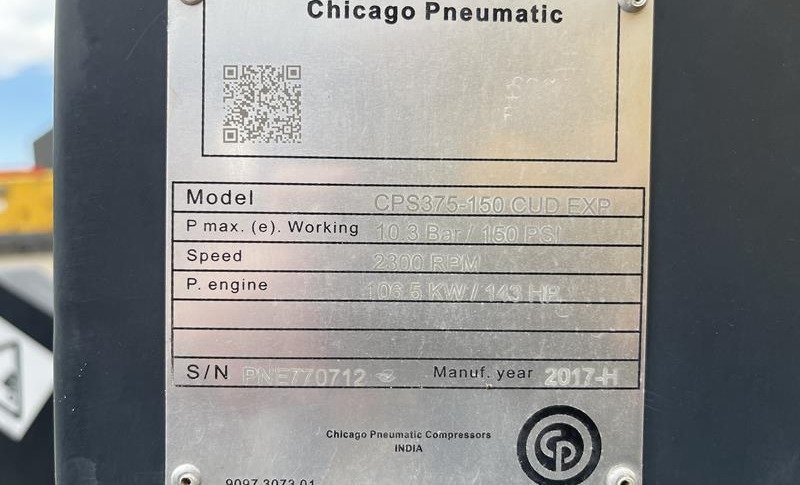 CHICAGO PNEUMATIC CPS 375 - 150
