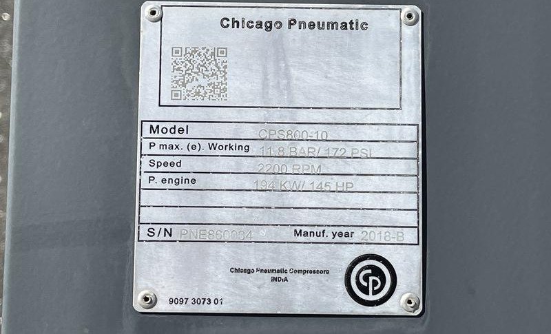 CHICAGO PNEUMATIC CPS 800 - 10
