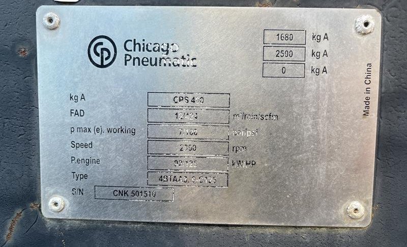 CHICAGO PNEUMATIC CPS 400