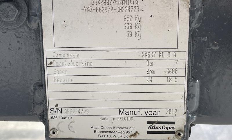 ATLAS COPCO XAS 37