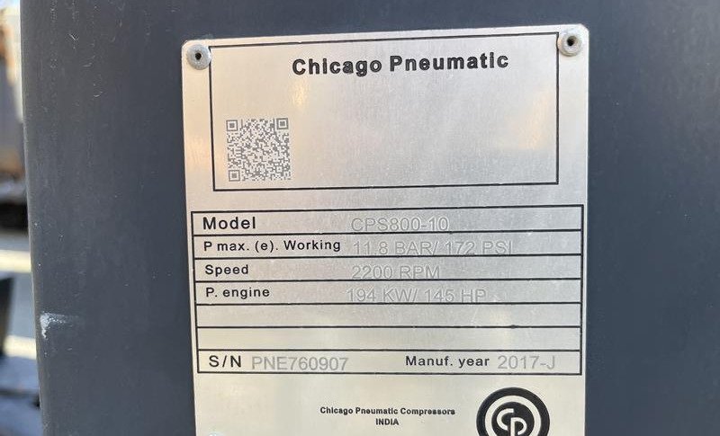 CHICAGO PNEUMATIC CPS 800 - 10