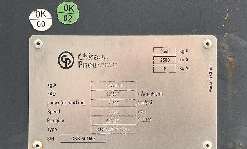 CHICAGO PNEUMATIC CPS 400