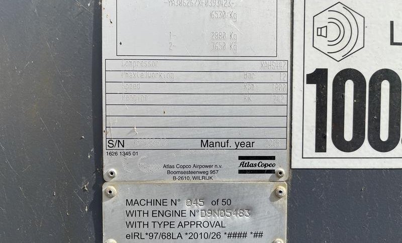 ATLAS COPCO XAHS 447