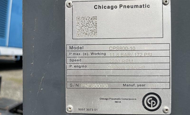 CHICAGO PNEUMATIC CPS 800 - 10