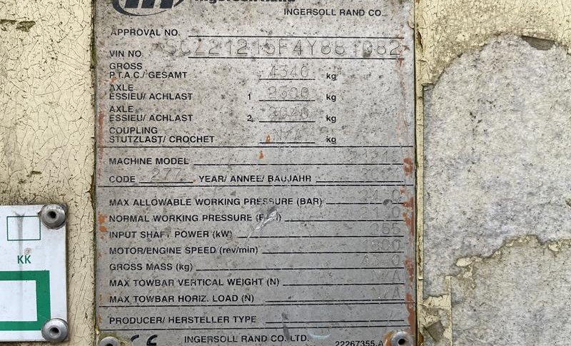 INGERSOLL RAND 21/215