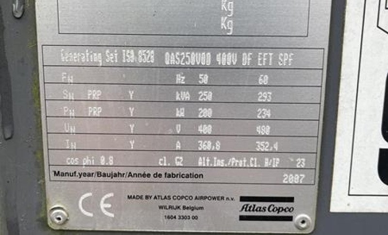 ATLAS COPCO QAS 250