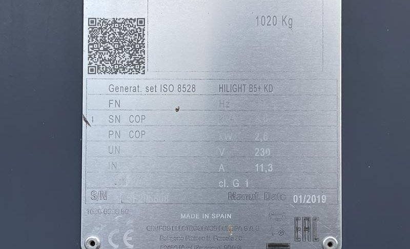 ATLAS COPCO HILIGHT B5+ (Kubota) VARIANT