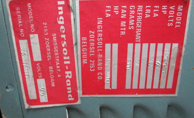 INGERSOLL-RAND model 2
