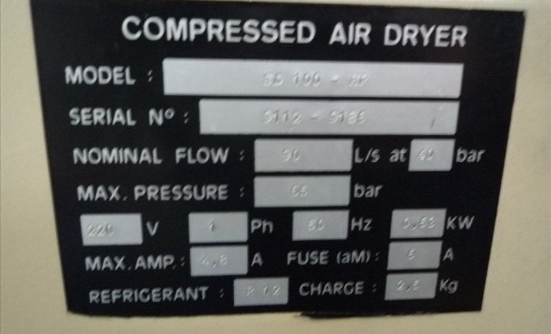 SUPER DRYER SD 100 HP