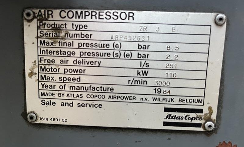 ATLAS COPCO ZR 3 B