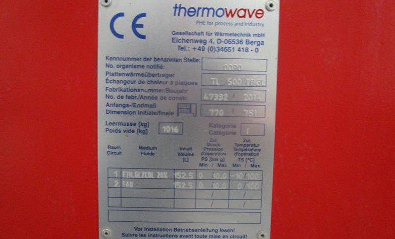 THERMOWAVE TL 500 TBGL