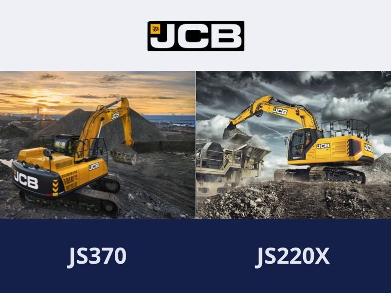 JCB JS370 and JS220X Excavators