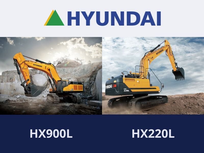 Hyundai CE HX900L and HX220L Excavators
